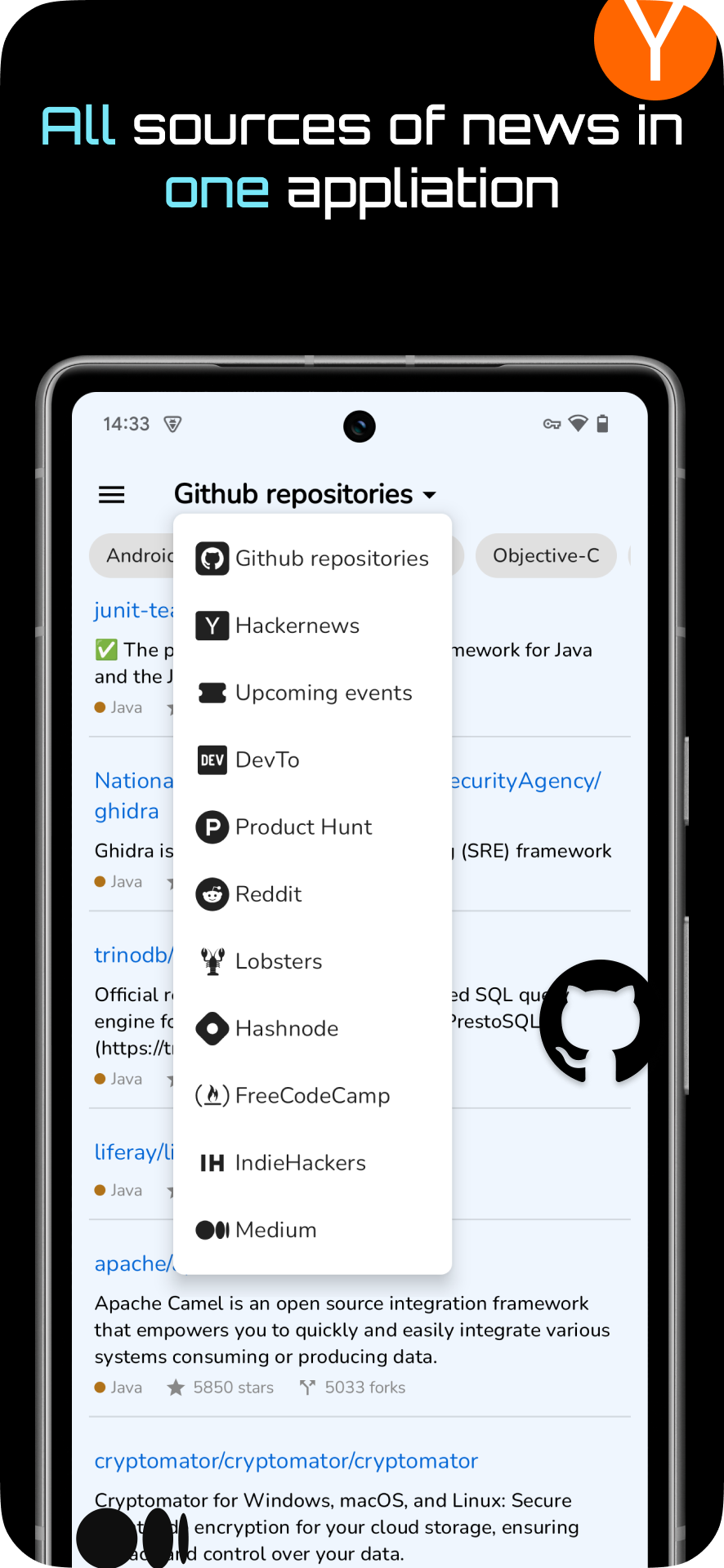 Hackertab Mobile App